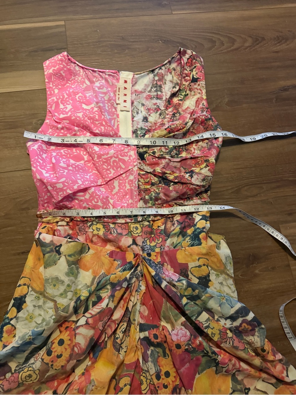 Marni mixed print poplin dress size 38 - Picture 16 of 16